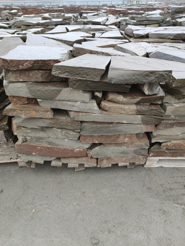 Плитняк песчаник серо-зелёный для мощения 60-65 мм купить в Кызыле