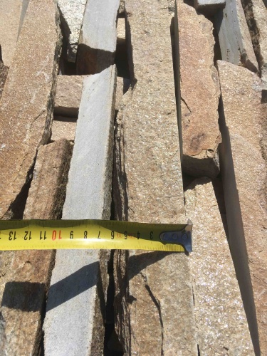 Горбушка златолит золотистый для облицовки купить в Кызыле