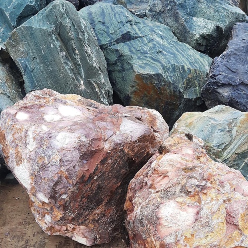 Ландшафтные глыбы красно-фиолетовые 200-1000 килограмм купить в Кызыле