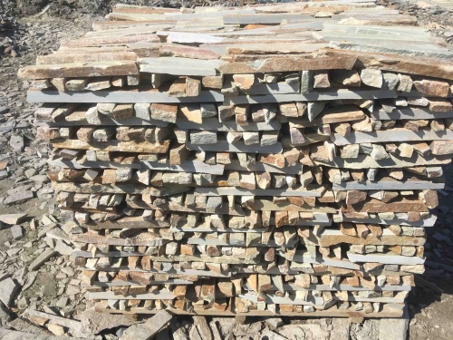 Горбушка златолит золотистый для облицовки купить в Кызыле