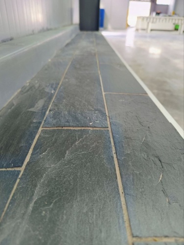 Плитка чёрная из натурального камня фасадная 30 см * 5 см, толщина 7 мм -30 мм купить в Кызыле